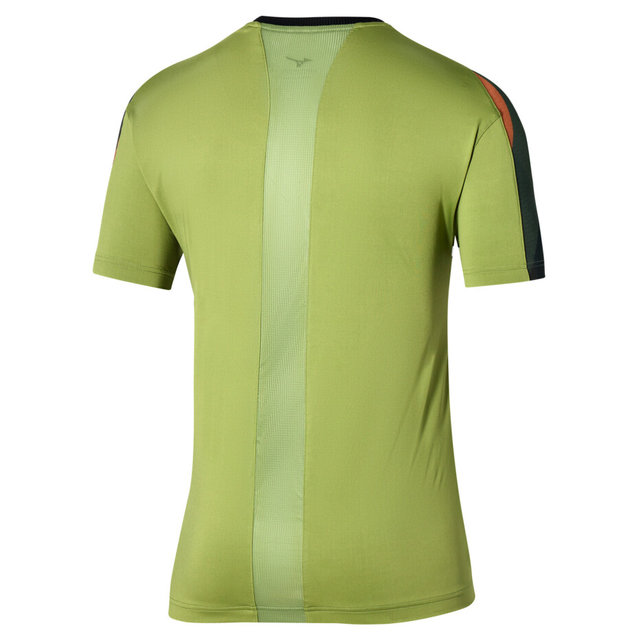 Pánské tričko Mizuno  Release Shadow Tee Callista Green M - main (1)
