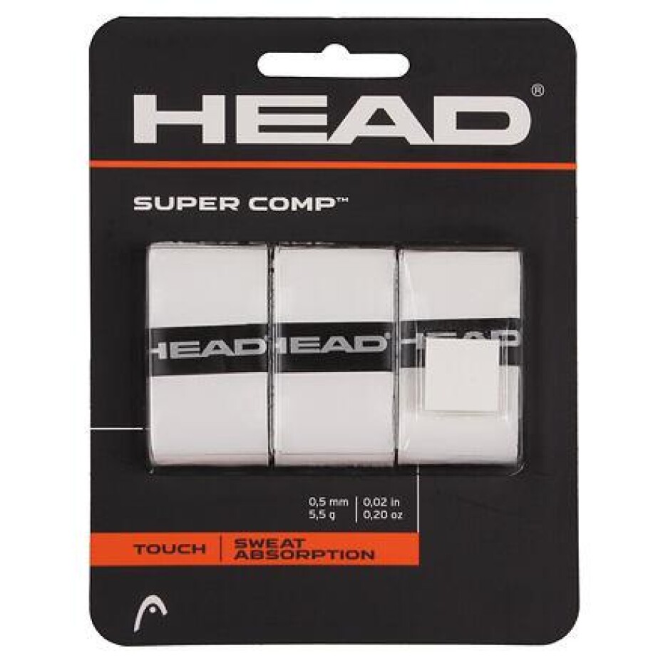 Head Super Comp overgrip omotávka tl. 0,5 mm bílá - main (0)