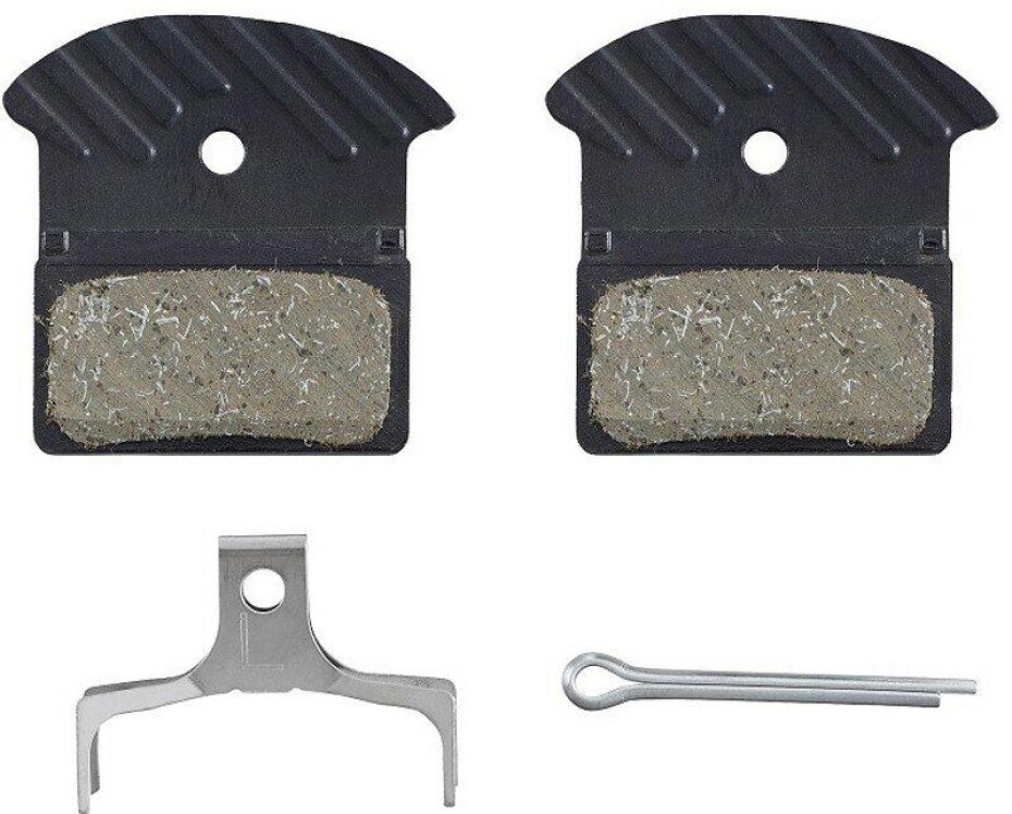 Shimano brzdové destičky J05A polymer s chladičem, v krabičce - main (0)