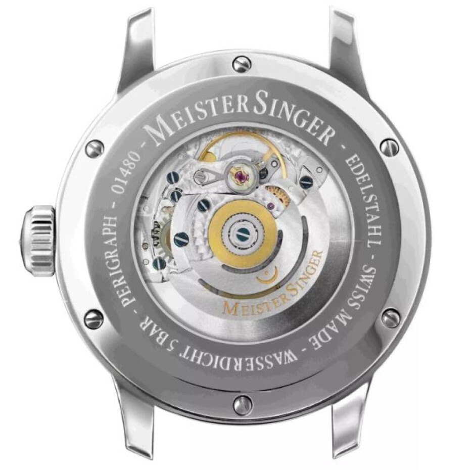 MeisterSinger Perigraph 38mm BM1103 - Pletený ocelový náramek - main (4)