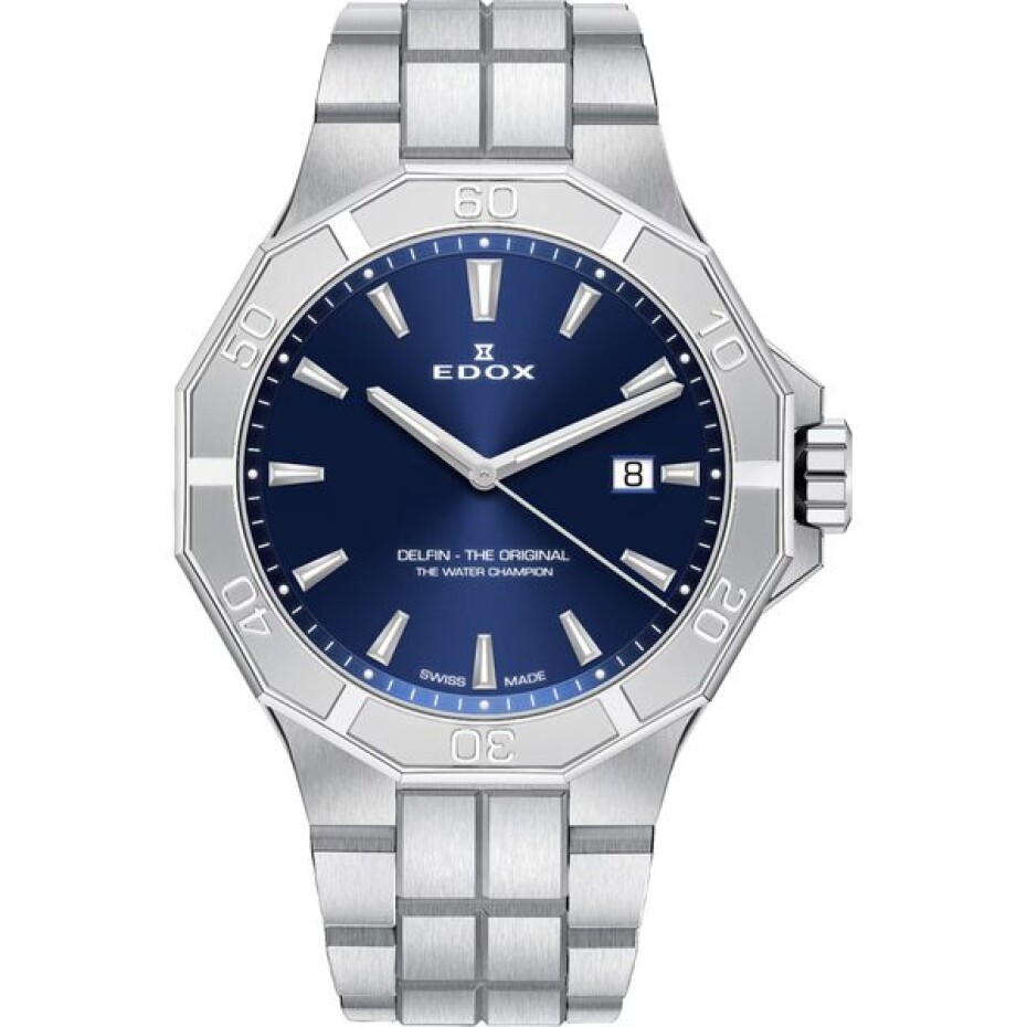 EDOX Delfin Quartz Date 53021-3M-BUIN - main (0)