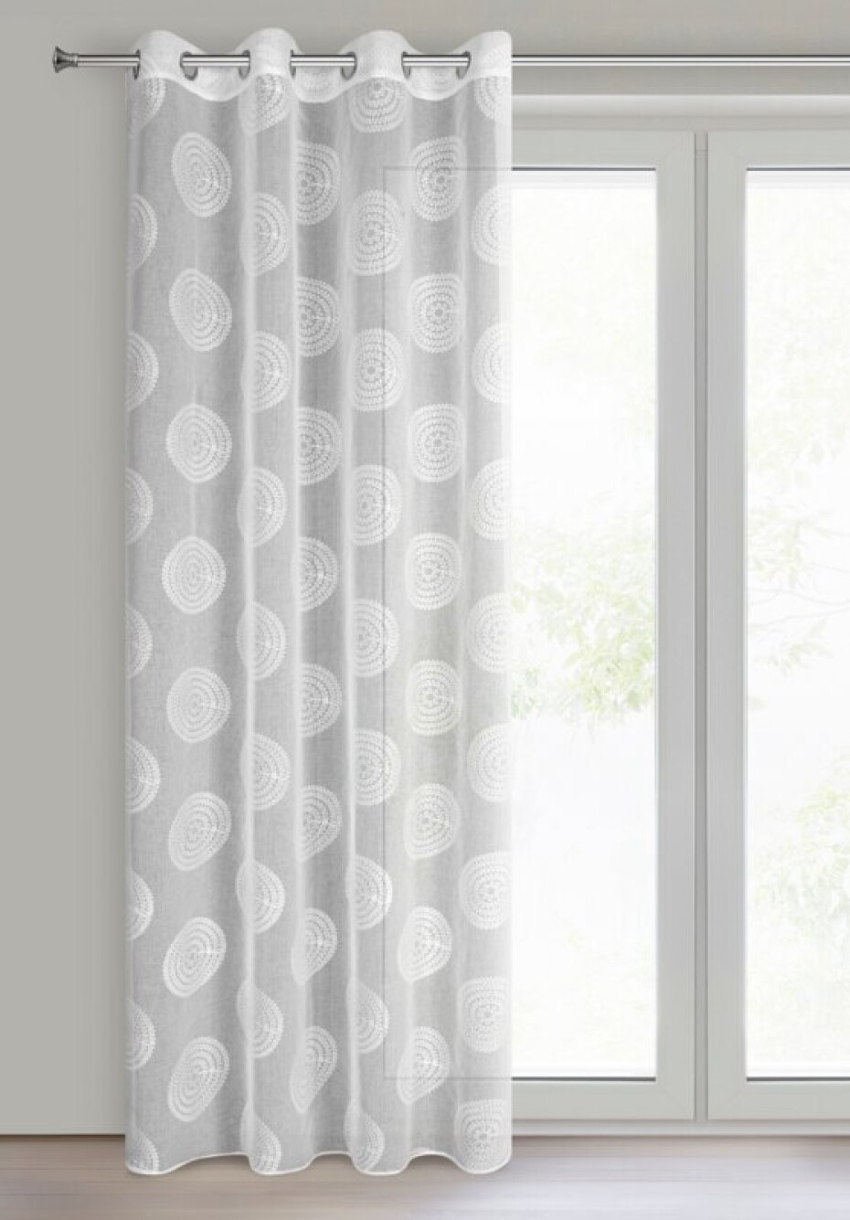 ArtFir Záclona MILAGROS K | bílá 140 x 250 cm - main (1)