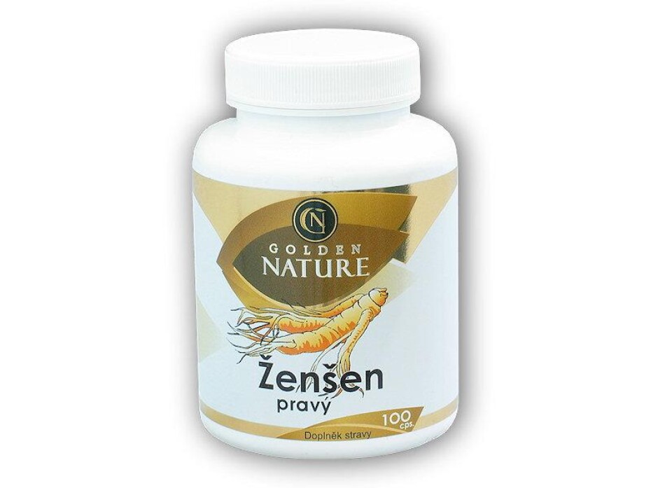 Golden Natur Ženšen pravý 4% ginsenosidů 100 kapslí - main (0)