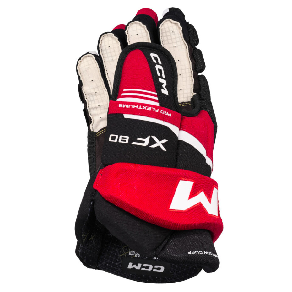 Hokejové rukavice CCM Tacks XF 80 Black/Red/White Senior 15 palců - main (2)