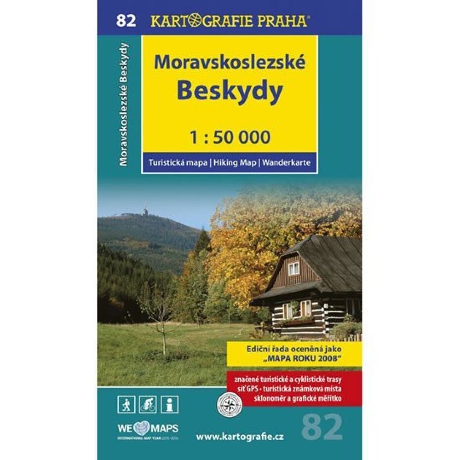 1: 50T (82)-Moravskoslezské Beskydy (turistická mapa), 1.  vydání - main (0)