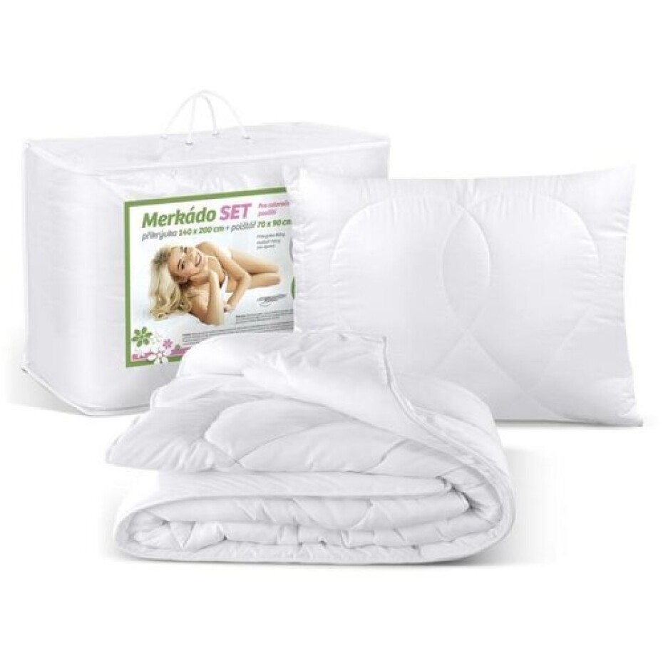Bellatex Set přikrývky a polštáře Merkado, 140 x 200 cm, 70 x 90 cm - main (0)