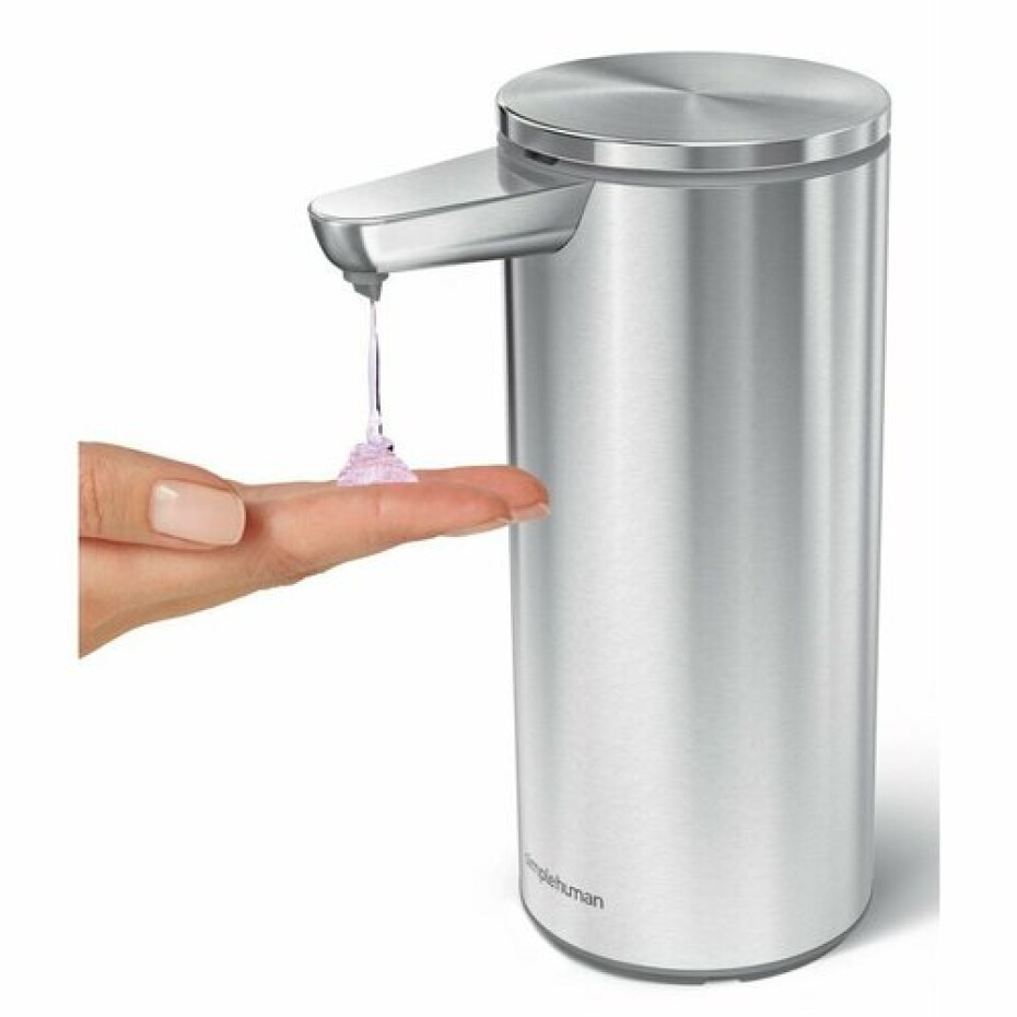 Simplehuman Bezdotykový dávkovač mýdla a desinfekce 414 ml, nerez - main (2)