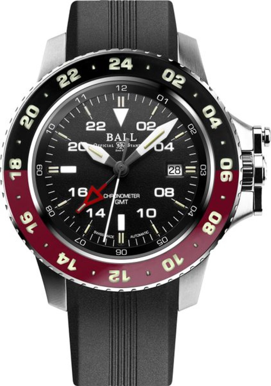 Ball Engineer Hydrocarbon AeroGMT II (42 mm) COSC DG2018C-P3C-BK - main (0)