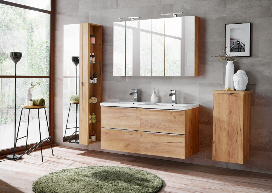ArtCom Keramické umyvadlo SPIRIT UM-8070-120D | bílý lesk 120 cm - main (1)