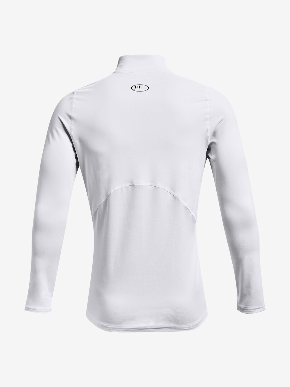 Pánské tričko Under Armour  Fitted Mock-WHT XL - main (3)