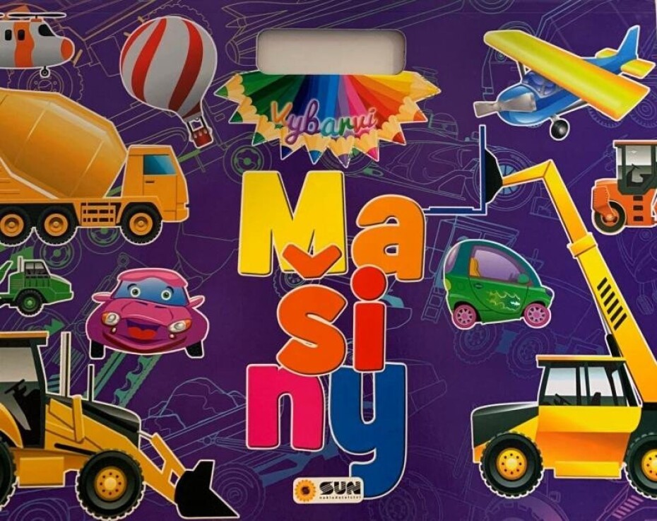 Vybarvi Mašiny se samolepkami, 1.  vydání - main (0)