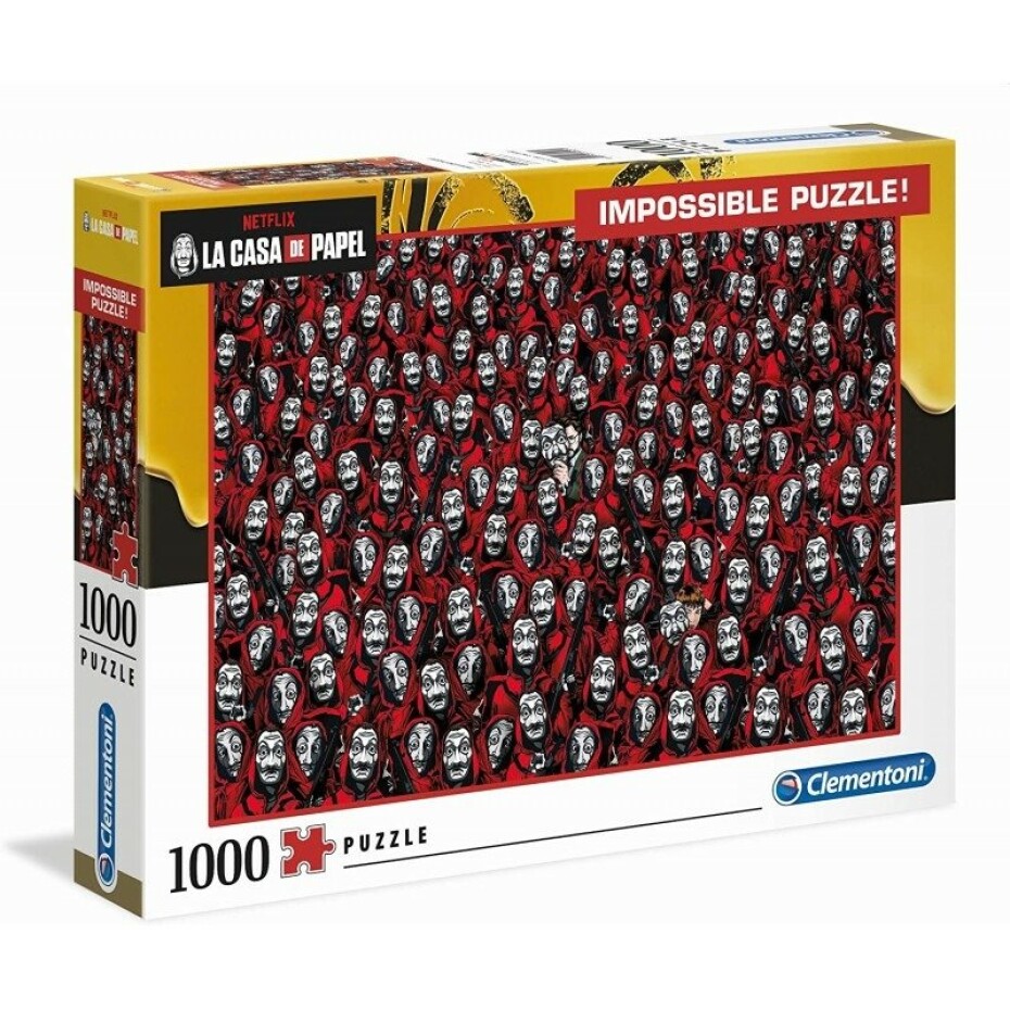 Clementoni Puzzle Netflix - Papírový dům 1000 dílků - Směr - main (0)
