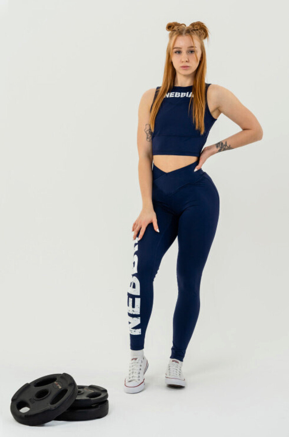 Dámské tílko Nebbia Barbell Therapy Gym Therapy Blue S - main (1)