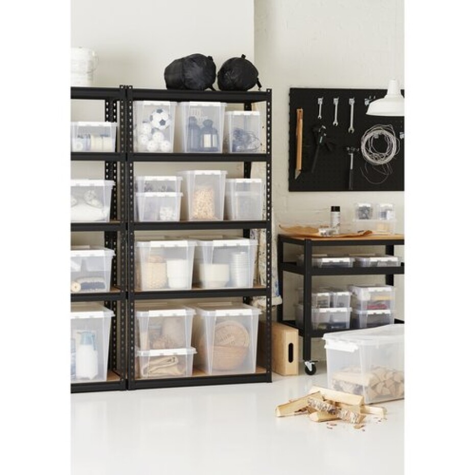 SmartStore Úložný box s bílými klipy Classic, 21 l, 21 l - main (8)