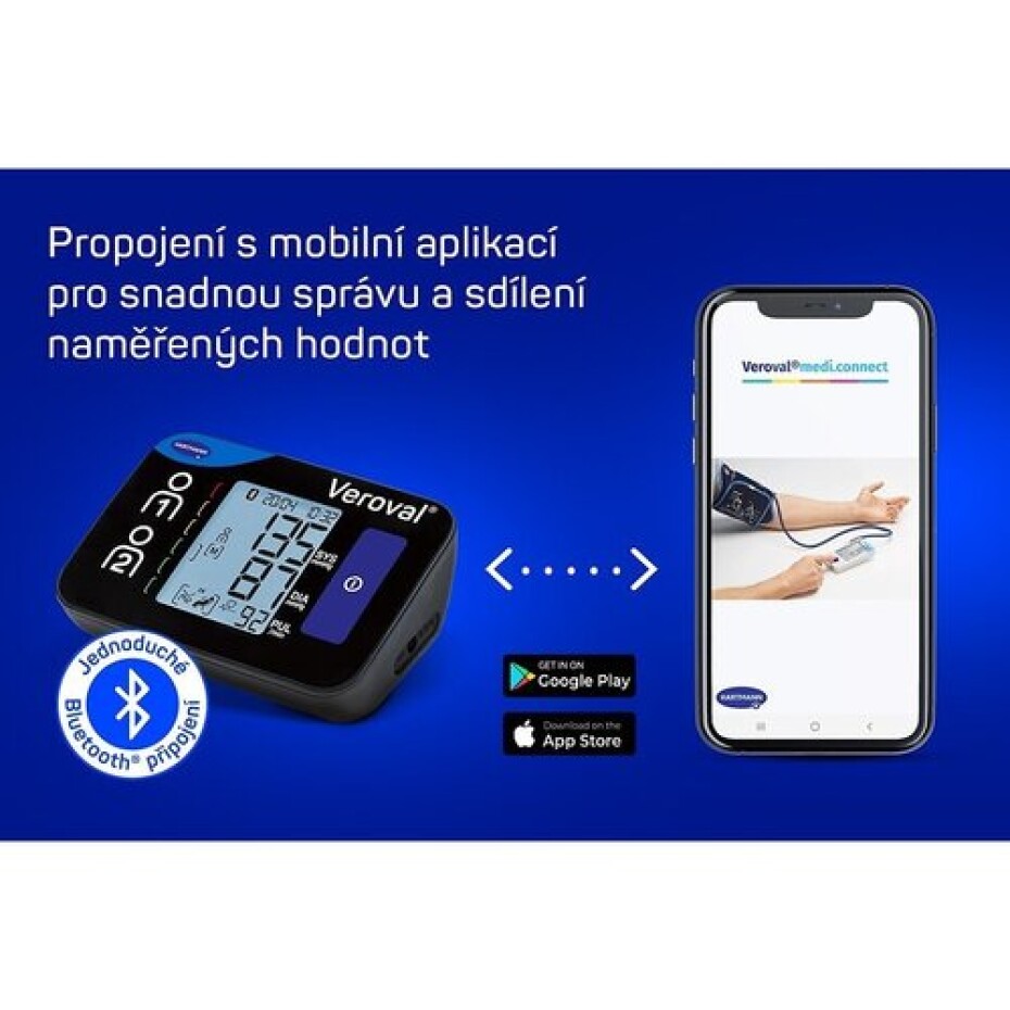 Hartmann Veroval Tlakoměr Compact Connect BPU26 s adaptérem - main (3)
