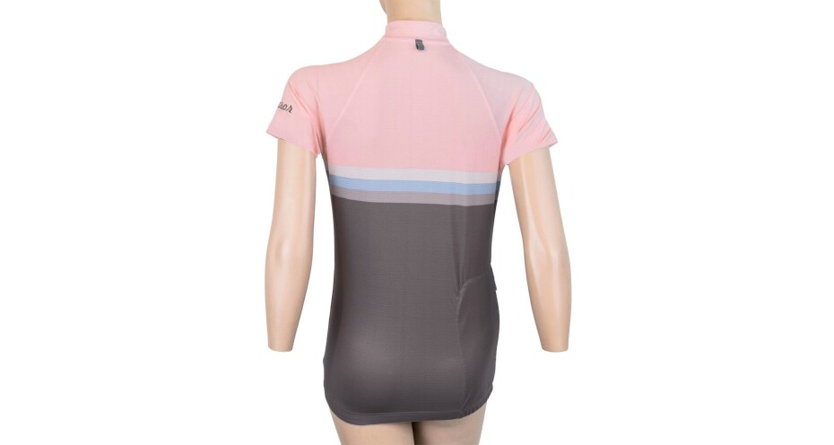 Dámský cyklistický dres Sensor  Cyklo Summer Stripe Grey/Pink M - main (4)