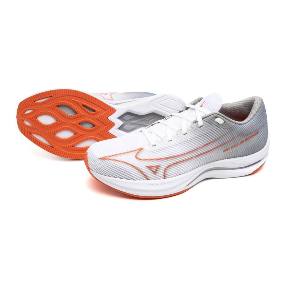 Pánská běžecká obuv Mizuno Wave Rebellion Sonic 2 White/Hot Coral/Harbor Mist  UK 10 - main (8)