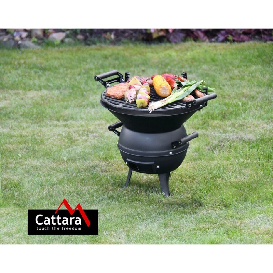 Cattara 13023 Gril na dřevěné uhlí Kettle, 48 x 37 x 36 cm - main (4)