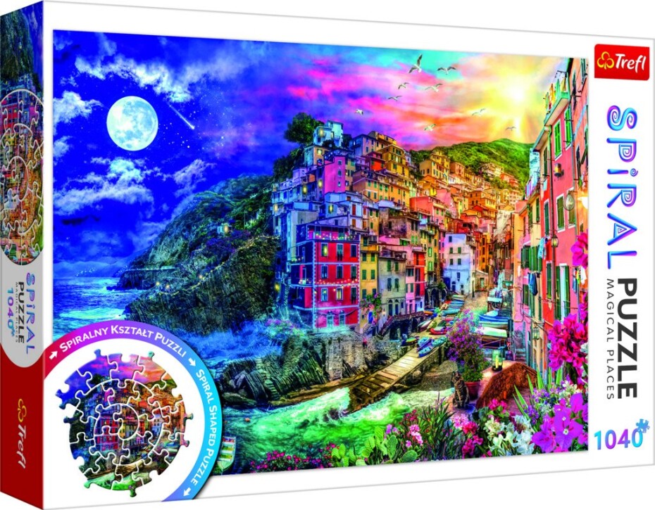 Trefl Spiral Puzzle Kouzelný záliv, Cinque Terre / 1040 dílků - Trefl - main (0)