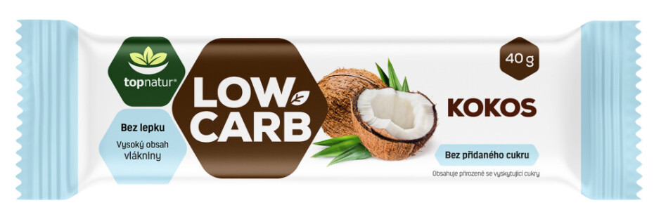 Topnatur Tyčinka Low carb 40 g - main (1)
