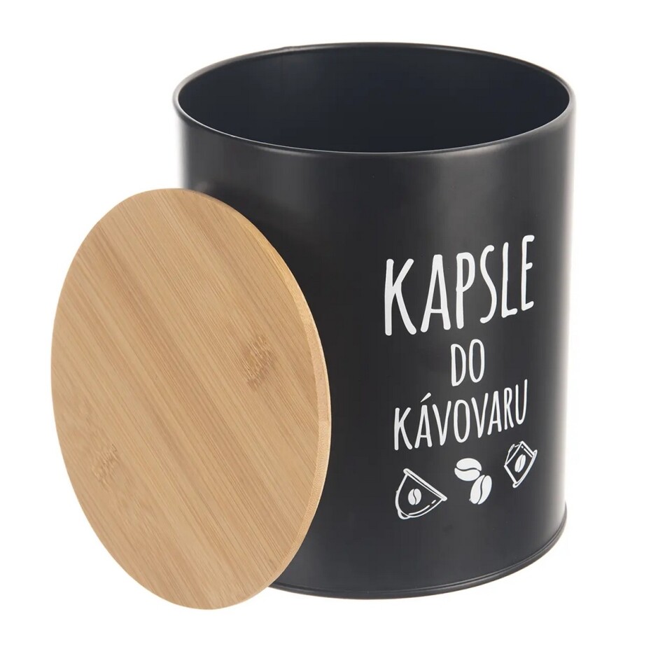 Orion Plechová dóza na Kapsle do kávovaru, BLACK - main (1)