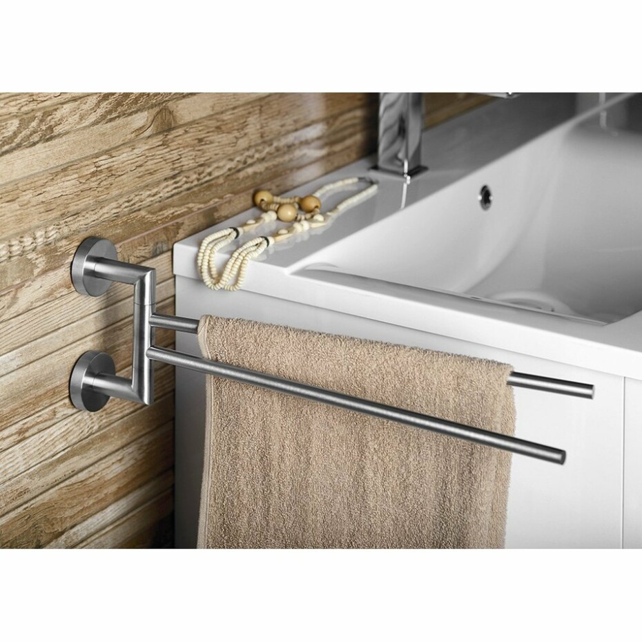 SAPHO XS405 X-Steel otočný držák na ručníky dvojitý 42 cm, nerez - main (1)