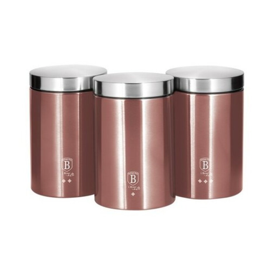 Berlinger Haus 3dílná sada dóz na potraviny I-Rose Edition - main (0)