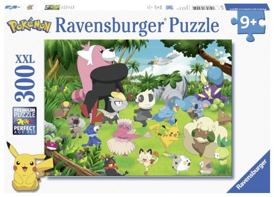 Ravensburger Puzzle - Rozdovádění Pokémoni 300 dílků - main (0)