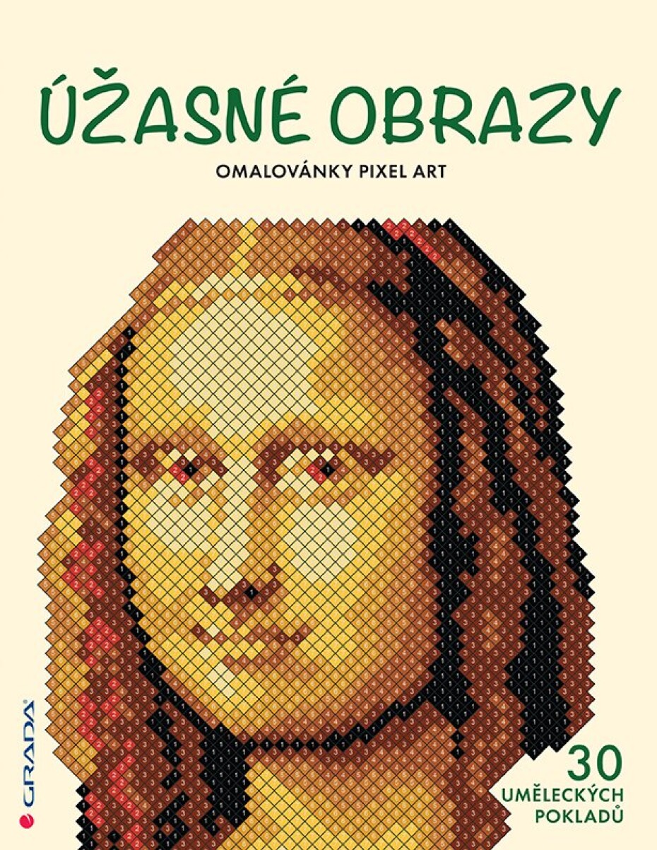 Omalovánky Pixel Art Úžasné obrazy - 30 uměleckých pokladů - Lauren Farnsworth - main (0)