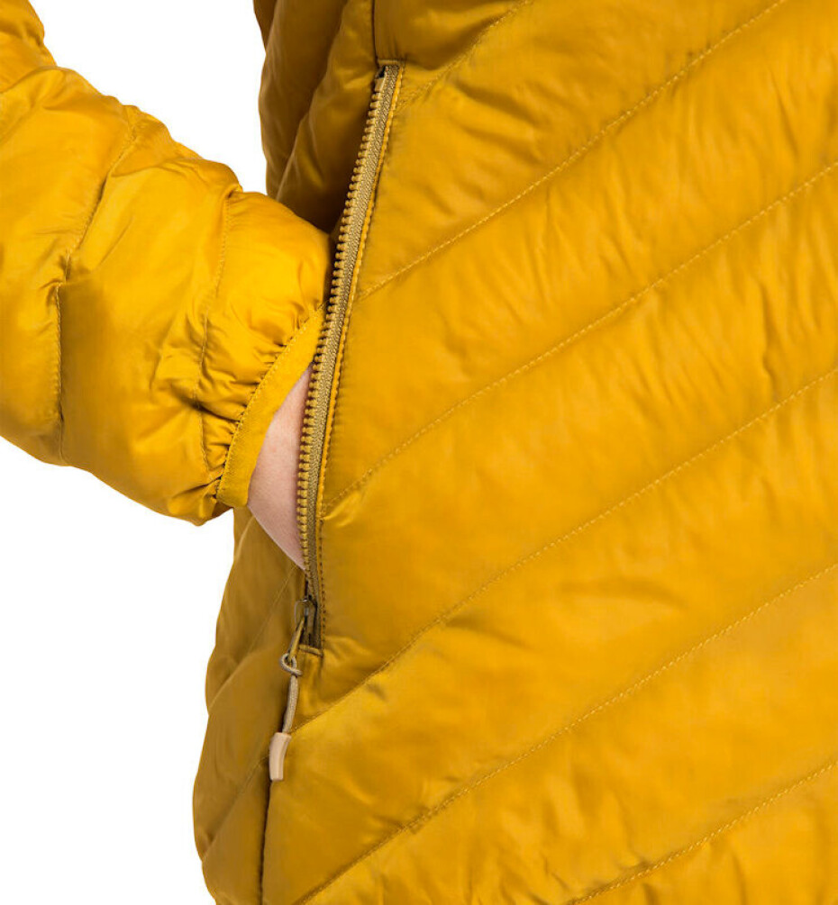 Dámská bunda Haglöfs  Sarna Mimic hood W žlutá, L L - main (1)