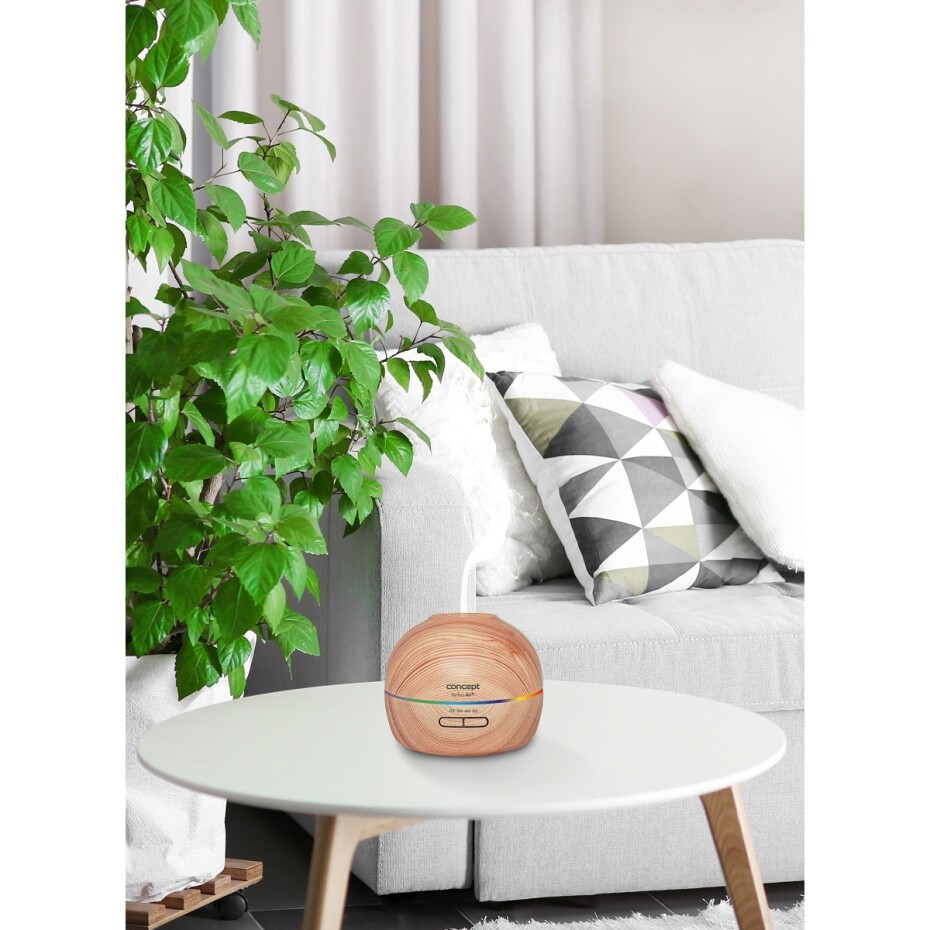 Concept ZV1005 Zvlhčovač vzduch s aromadifuzérem 2v1 Perfect air Wood, světlé dřevo - main (6)