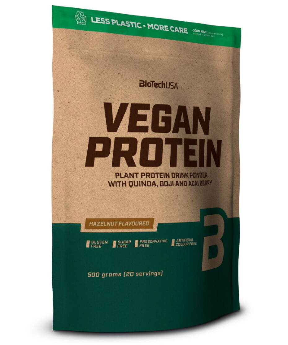 BioTech USA Vegan Protein 500 g lískový ořech - main (1)