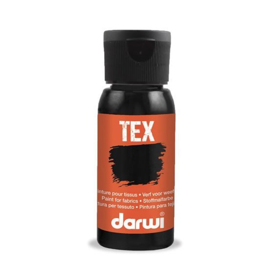 DARWI TEX barva na textil - Černá 50 ml - main (0)