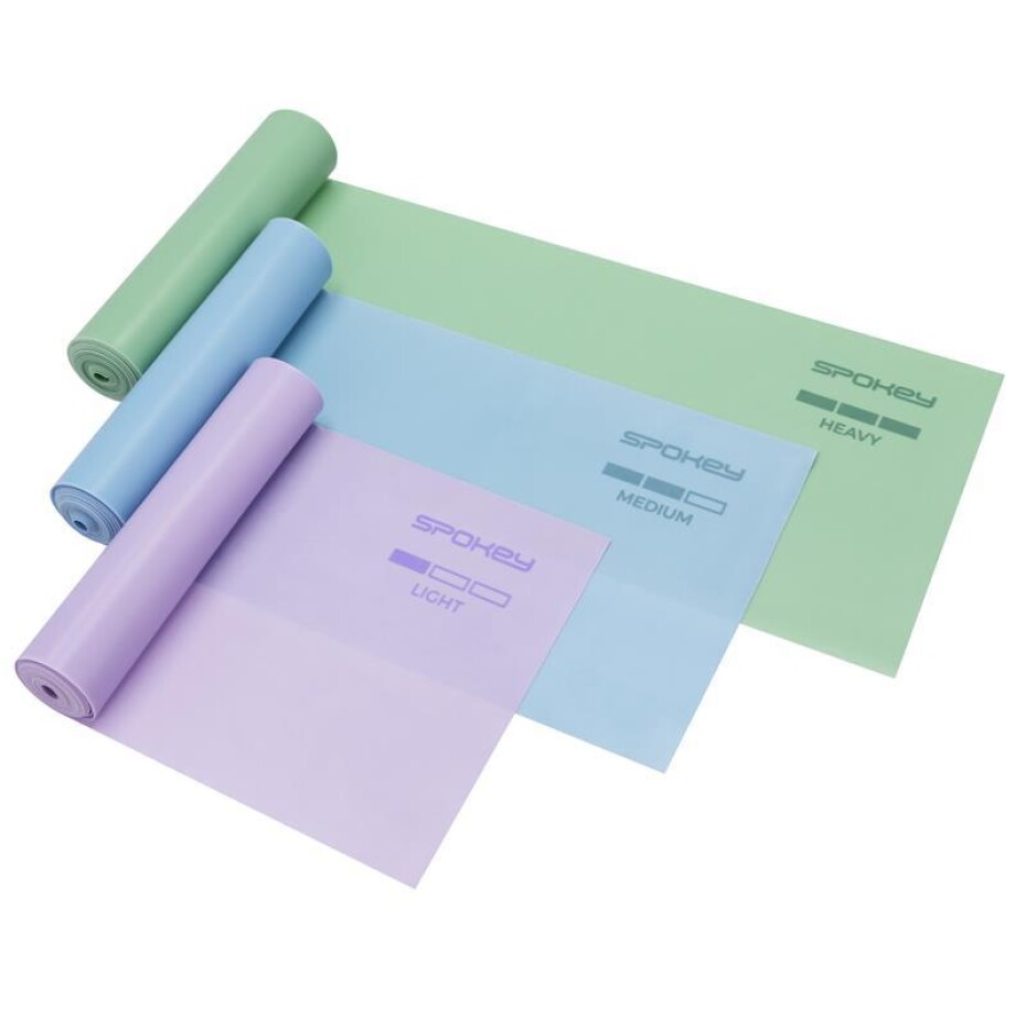 Spokey RIBBON SET Sada 3 posilovacích gum, 200 cm - main (0)