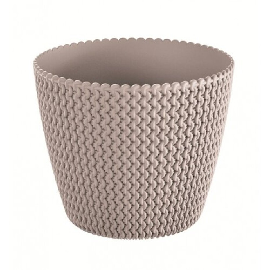 Prosperplast Obal na květináč Splofy kávová, pr. 19 cm - main (0)