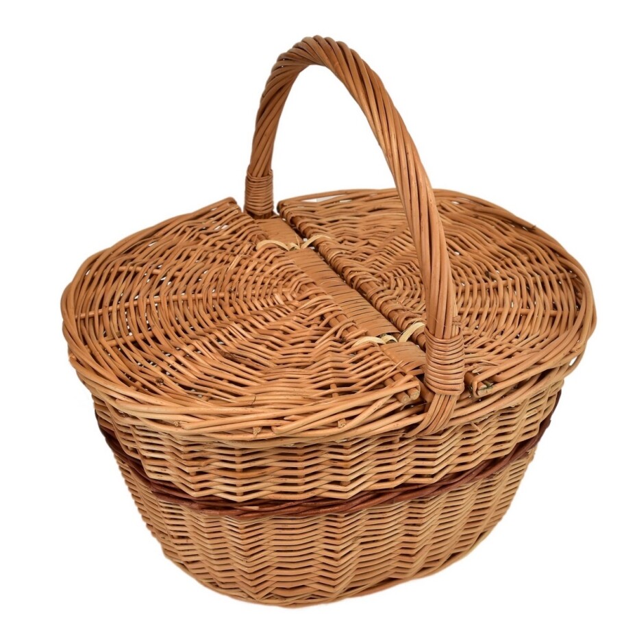 Proutěný koš Piknik ovál M, 36 x 26 cm - main (0)