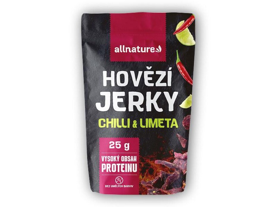 Allnature BEEF Chilli Lime Jerky 25g - main (0)