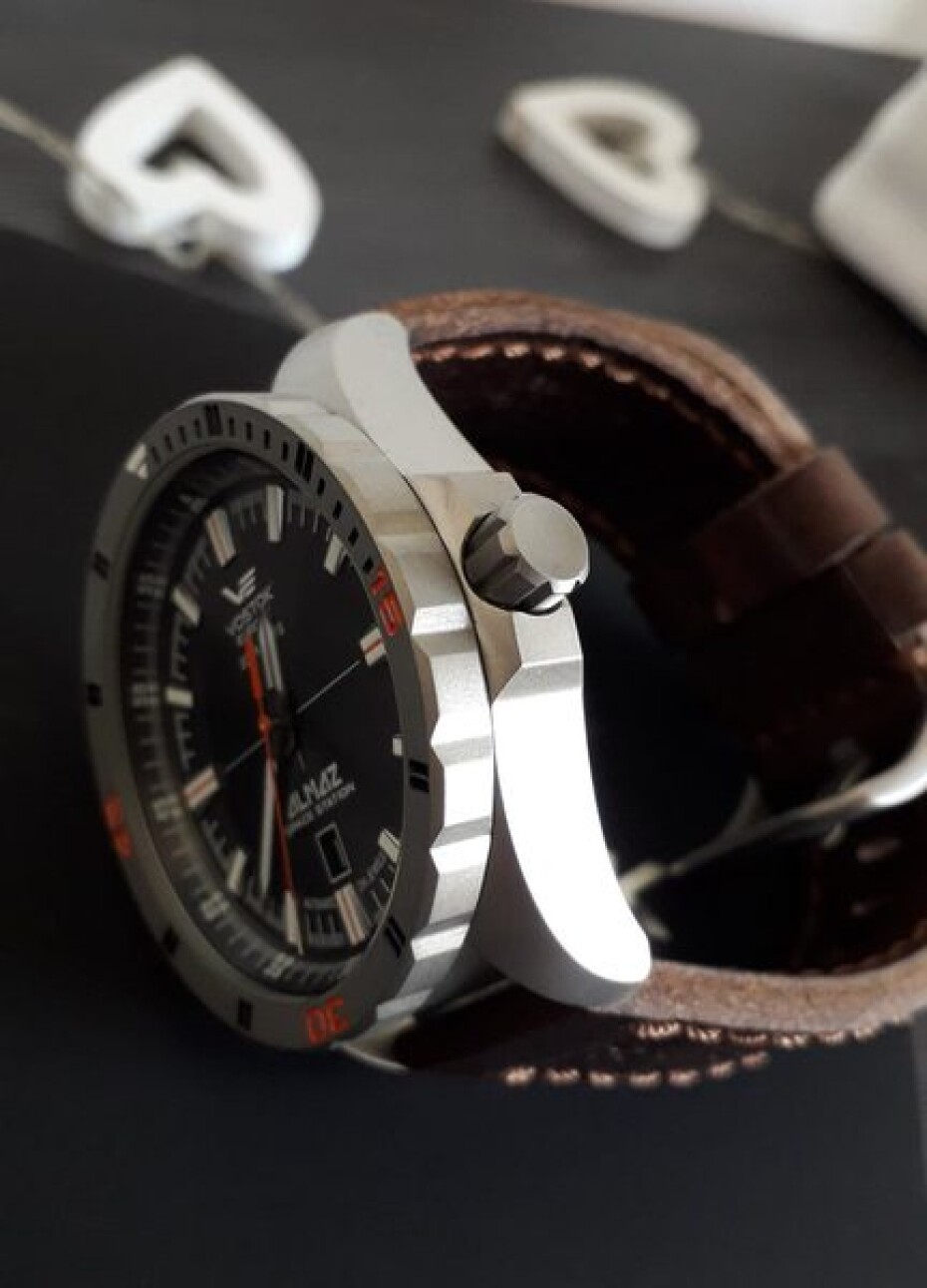 Vostok Europe Almaz Titanium Line NH35A/320H263 - Černý silikonový řemínek - main (3)