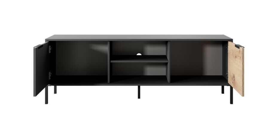 ArtLas RTV stolek MARION 153 2D | černá - main (4)
