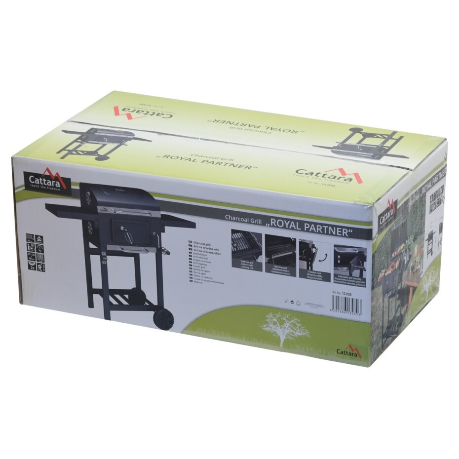 Cattara Gril na dřevěné uhlí Royal Partner, 97 x 98 x 35 cm - main (8)