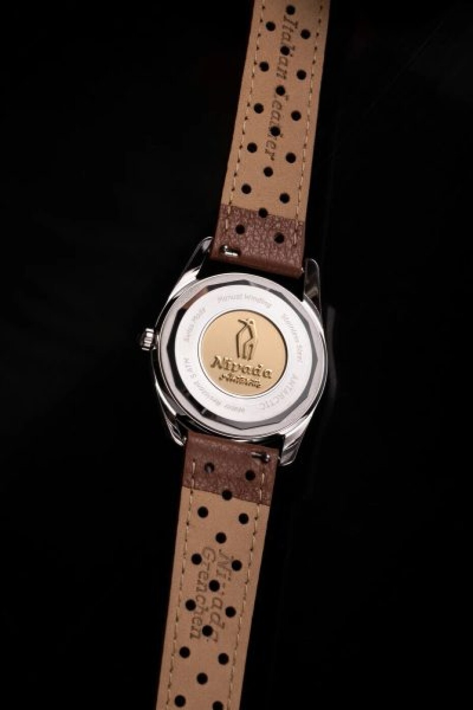 Nivada Grenchen Antarctic 35 mm Eggshell Beige - Bracelet Flat Link - main (13)