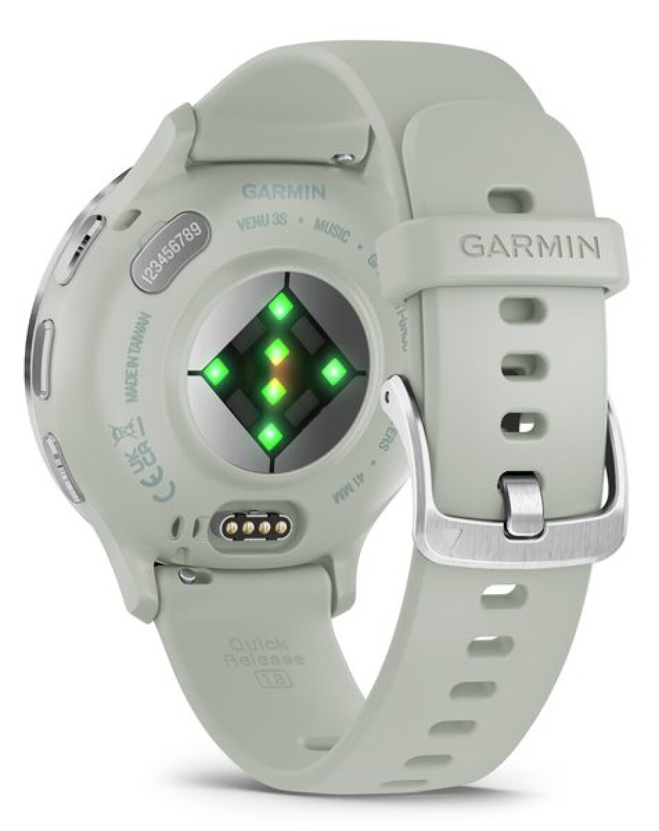 Garmin Venu® 3S Silver/Sage grey, Silicone band 010-02785-01 - main (5)