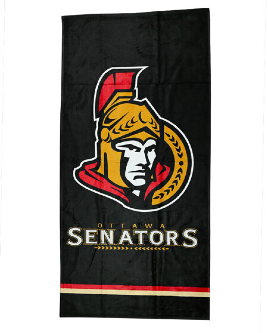 TipTrade Osuška NHL Ottawa Senators Black 70 x 140 cm - main (1)