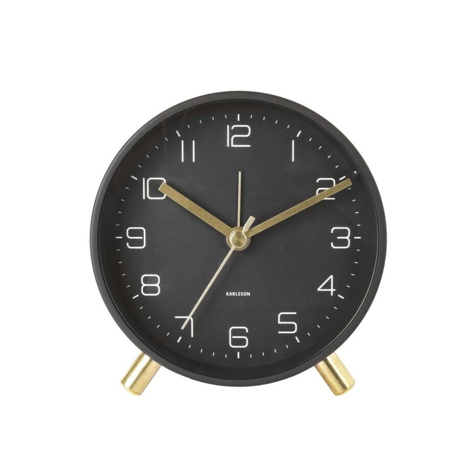 Karlsson 5752BK Designový budík pr. 11 cm  - main (0)