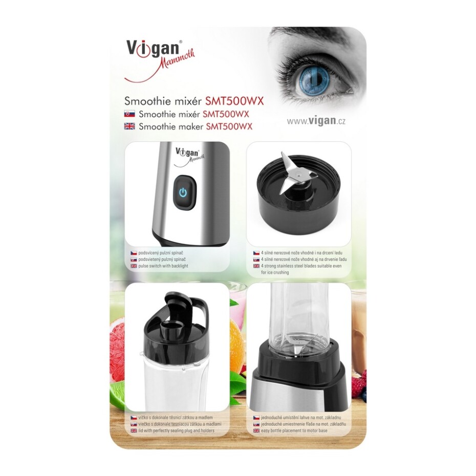 Vigan SMT500WX smoothie nápojový mixér, nerez - main (1)