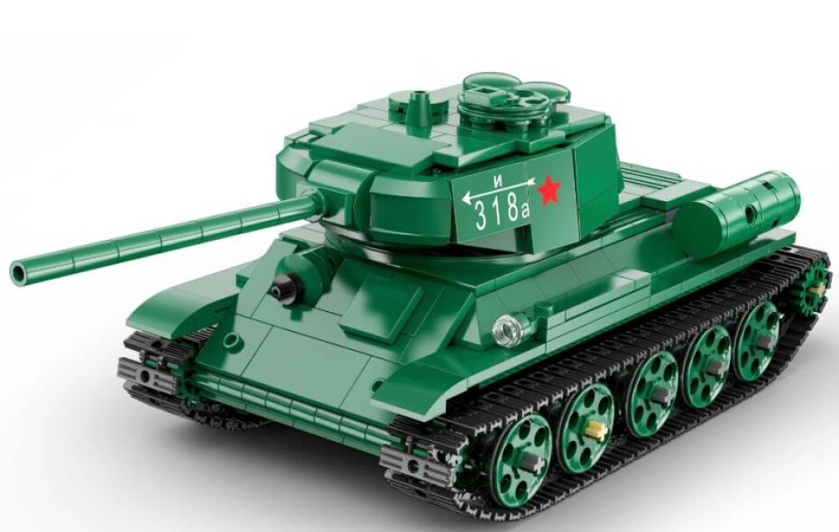 Tank T-34 Stavebnice CaDA - 722 dílků - main (0)