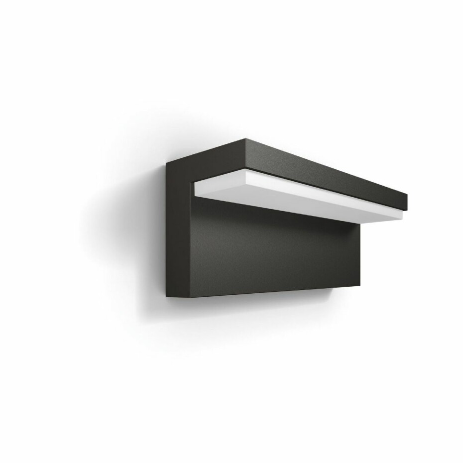 Philips Bustan UltraEfficient venkovní nástěnné LED svítidlo 3,8W 2700K, antracitová - main (1)