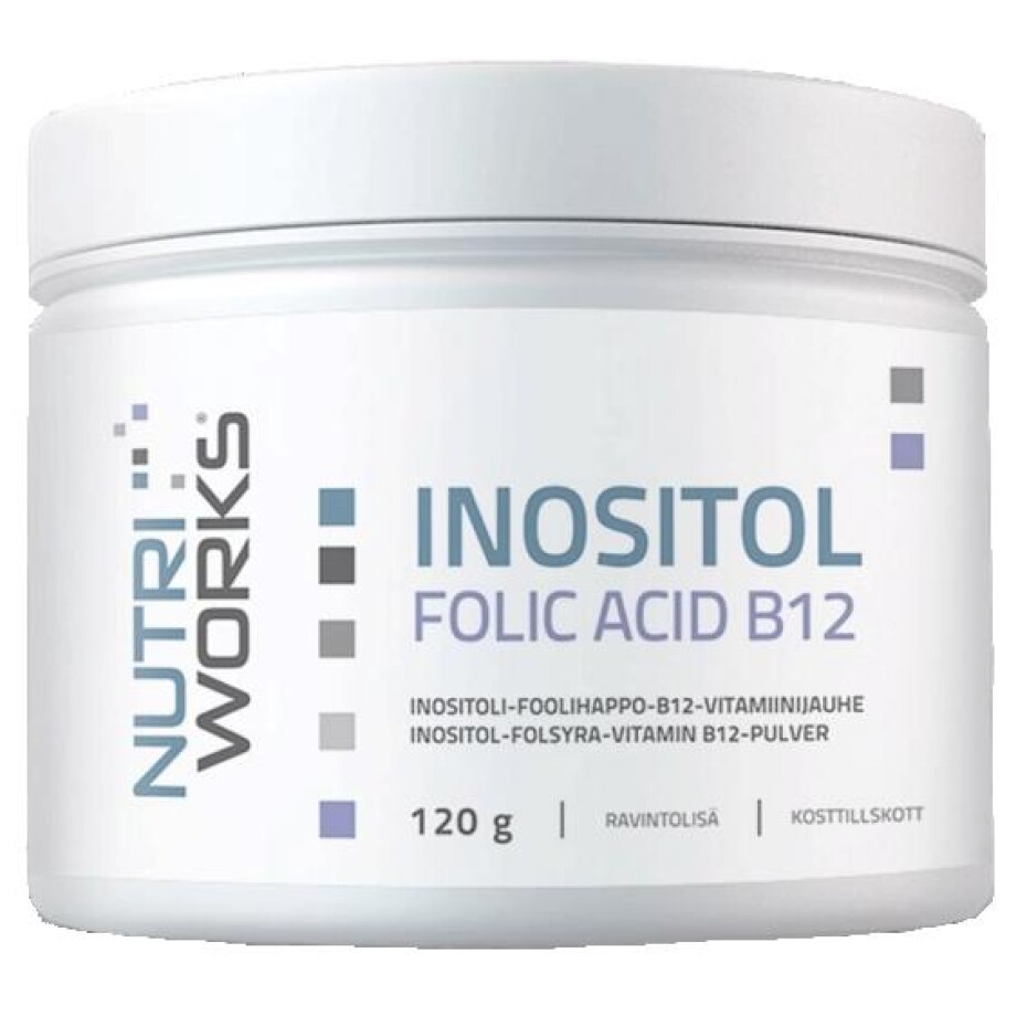 NutriWorks Inositol Folic Acid B12 120g - main (0)