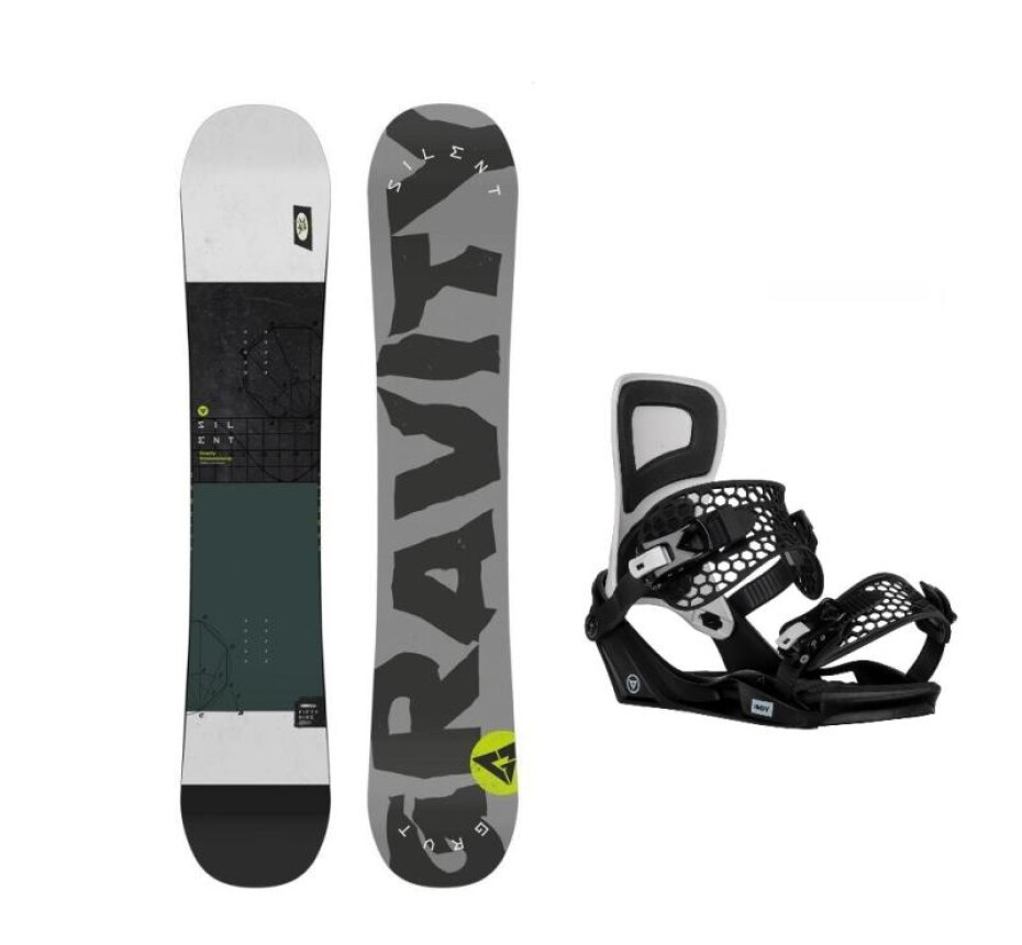 Gravity Silent 24/25 pánský snowboard + Gravity Indy black/white vázání - main (0)
