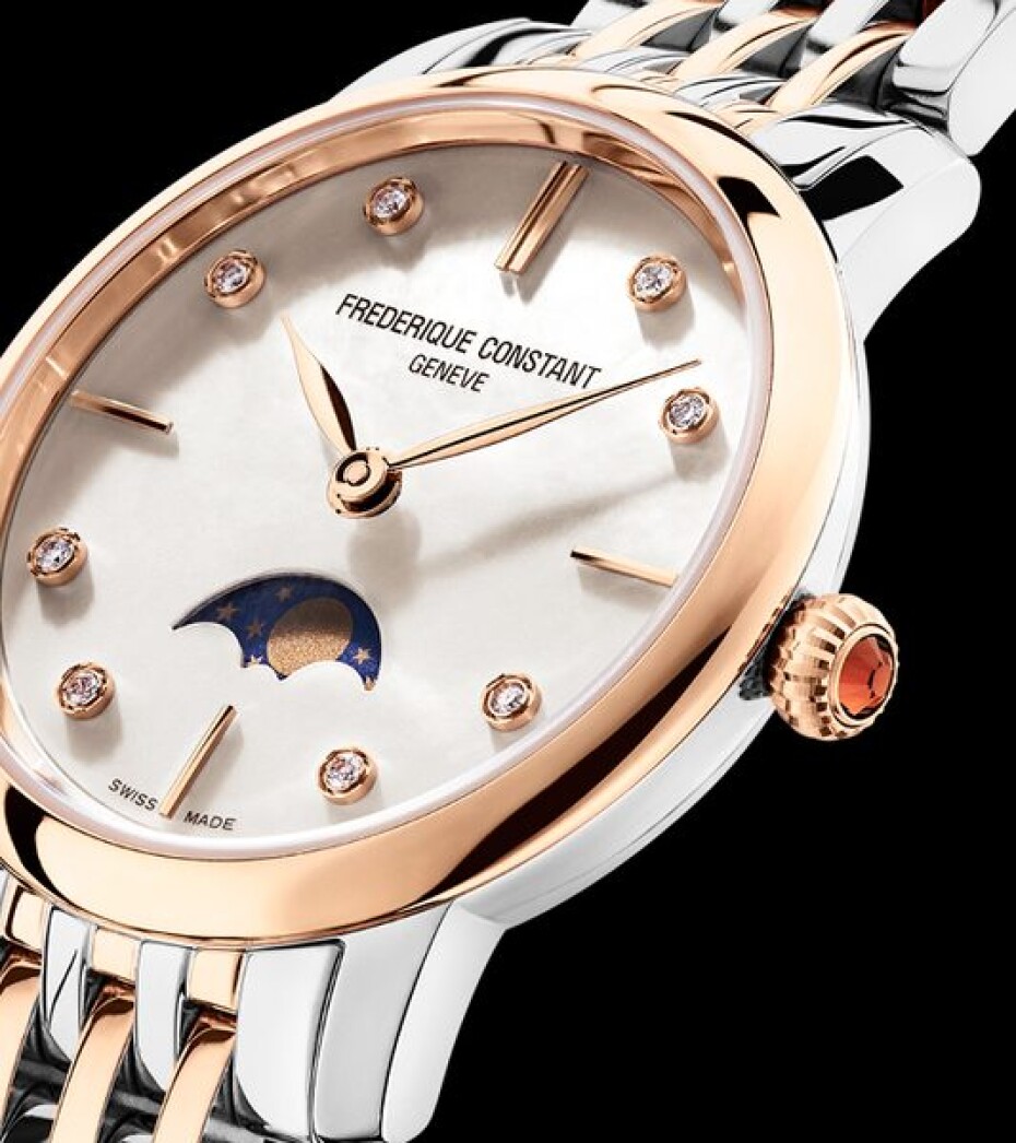 Frederique Constant Slimline Ladies Moonphase Quartz FC-206MPWD1S2B - main (15)